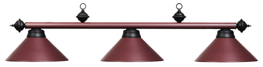 Majestic Square 3-Shade Burgundy