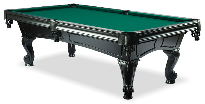 Amboise Oak Black Pool Table