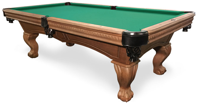 Sutton Rustic Walnut Pool Table