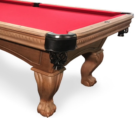 Sutton Rustic Walnut Pool Table