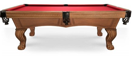 Sutton Rustic Walnut Pool Table