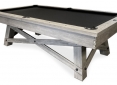 Close Up Details of Acadian Barnwood Pool Table