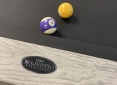 Close Up Details of Acadian Barnwood Pool Table