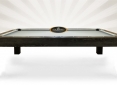 Close Up Details of Mensa Black Pool Table