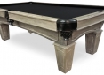 Close Up Details of Pioneer Barnwood Pool Table