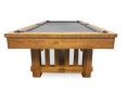 Close Up Details of Cornwall Oak Pool Table