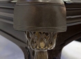 Close Up Details of Majestic Walnut Pool Table