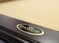 Close Up Details of Pinnacle Mahogany Pool Table