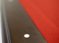 Close Up Details of Ascot Walnut Pool Table