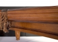 Close Up Details of Majestic Oak Pool Table
