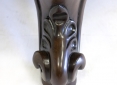 Close Up Details of Majestic Walnut Pool Table