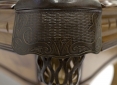 Close Up Details of Pinnacle Oak Pool Table