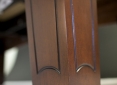 Close Up Details of Ascot Walnut Pool Table