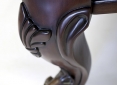 Close Up Details of Majestic Walnut Pool Table