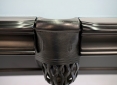 Close Up Details of Amboise Oak Black Pool Table